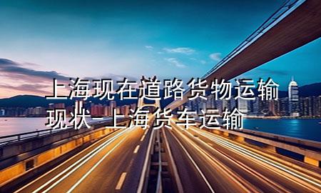 上海现在道路货物运输现状-上海货车运输