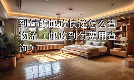 到付的邮政快递怎么查物流(邮政到付费用查询)