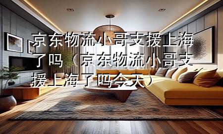 京东物流小哥支援上海了吗(京东物流小哥支援上海了吗今天)