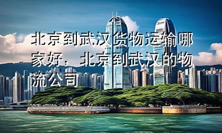 北京到武汉货物运输哪家好,北京到武汉的物流公司