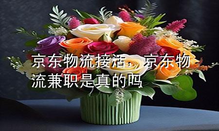 京东物流接活,京东物流兼职是真的吗