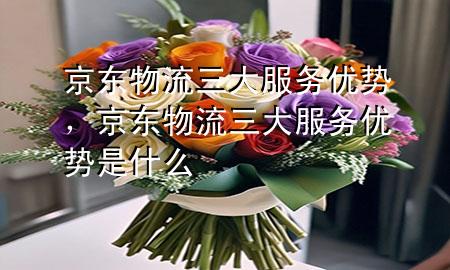 京东物流三大服务优势,京东物流三大服务优势是什么
