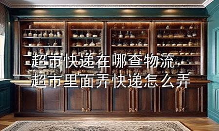 超市快递在哪查物流,超市里面弄快递怎么弄