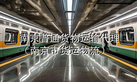 南京普通货物运输代理(南京市货运物流)
