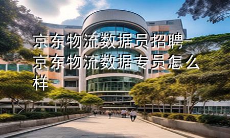 京东物流数据员招聘-京东物流数据专员怎么样