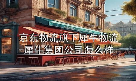 京东物流旗下犀牛物流-犀牛集团公司怎么样