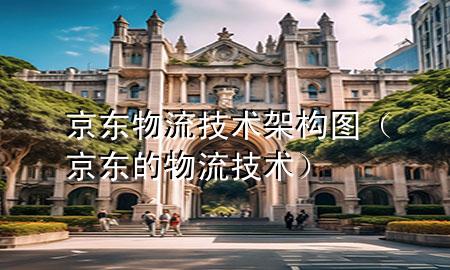 京东物流 技术架构图(京东的物流技术)