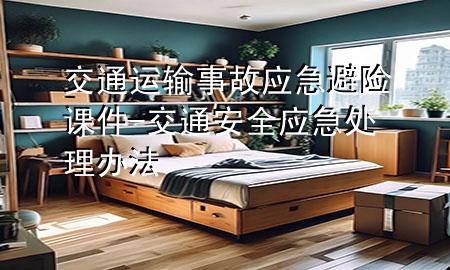 交通运输事故应急避险课件-交通安全应急处理办法