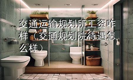 交通运输规划所工资咋样（交通规划院待遇怎么样）