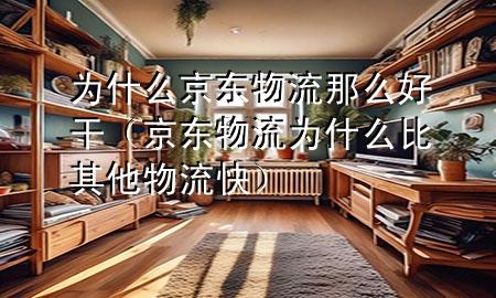 为什么京东物流那么好干(京东物流为什么比其他物流快)