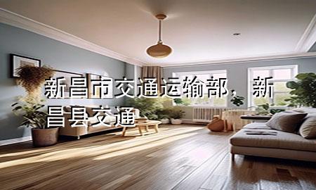 新昌市交通运输部,新昌县交通