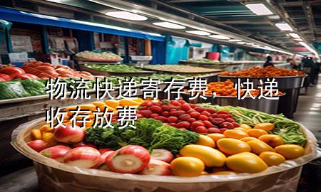 物流快递寄存费,快递收存放费