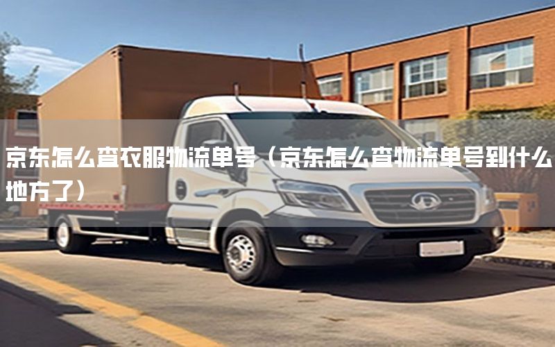 京东怎么查衣服物流单号（京东怎么查物流单号到什么地方了）