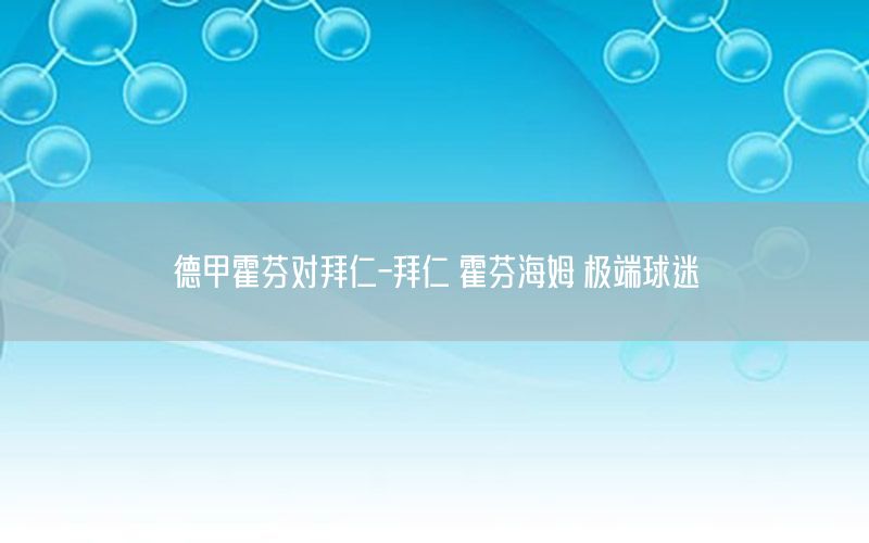 德甲霍芬对拜仁-拜仁 霍芬海姆 极端球迷