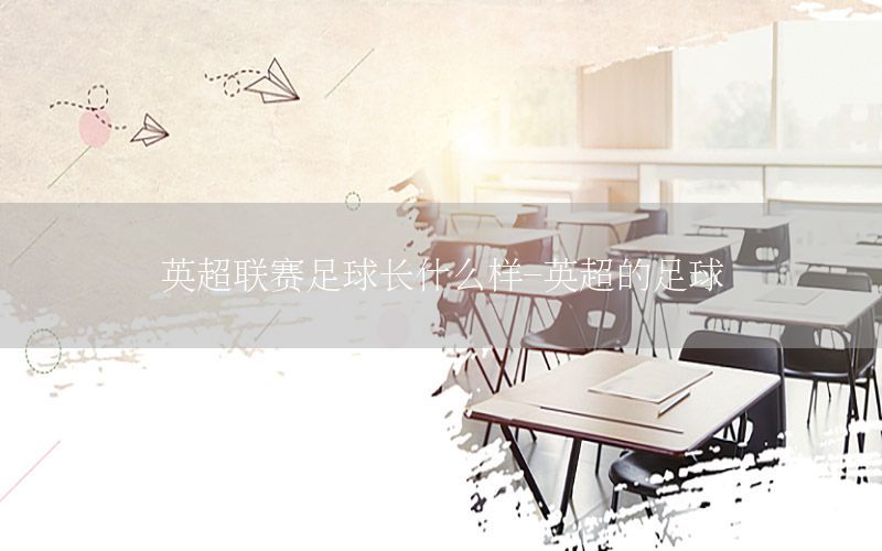 英超联赛足球长什么样-英超的足球