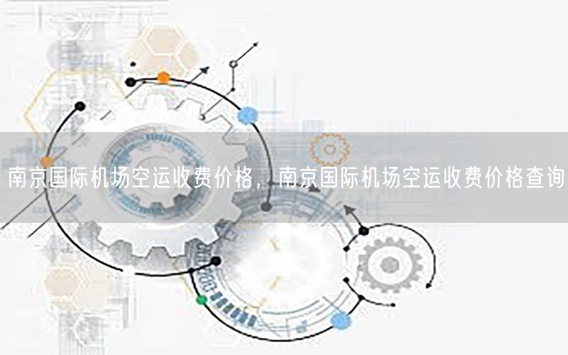 南京国际机场空运收费价格，南京国际机场空运收费价格查询