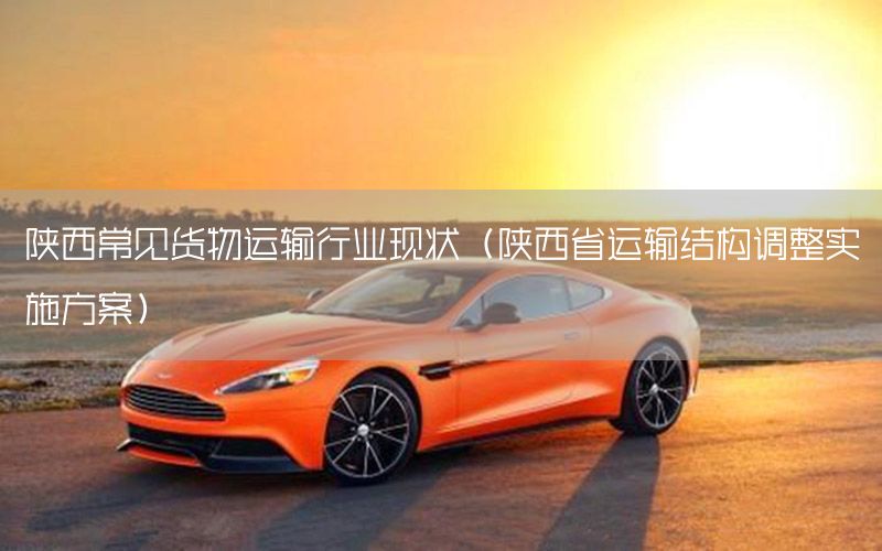 陕西常见货物运输行业现状（陕西省运输结构调整实施方案）