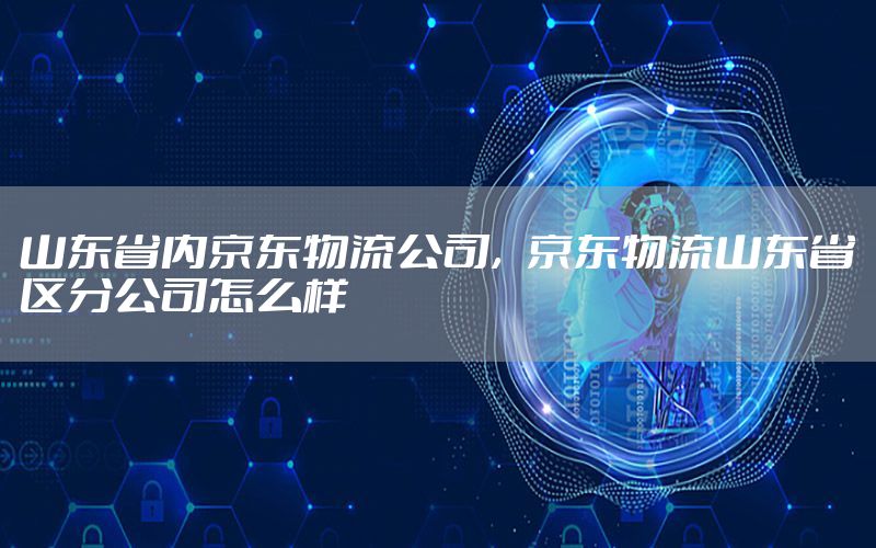 山东省内京东物流公司，京东物流山东省区分公司怎么样