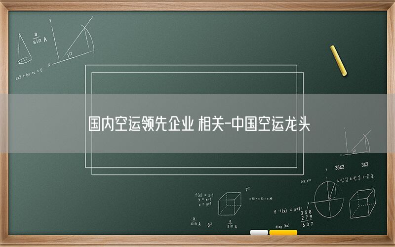国内空运领先企业 相关-中国空运龙头