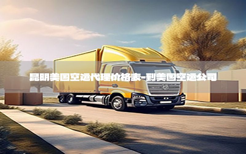 昆明美国空运代理价格表-到美国空运公司