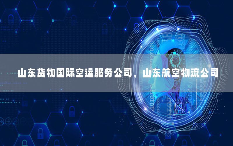 山东货物国际空运服务公司，山东航空物流公司