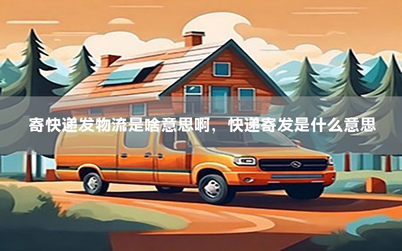 寄快递发物流是啥意思啊，快递寄发是什么意思