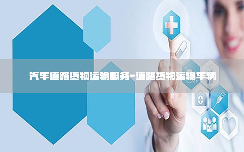 汽车道路货物运输服务-道路货物运输车辆