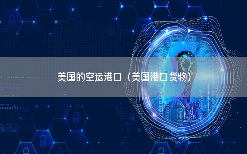 美国的空运港口（美国港口货物）