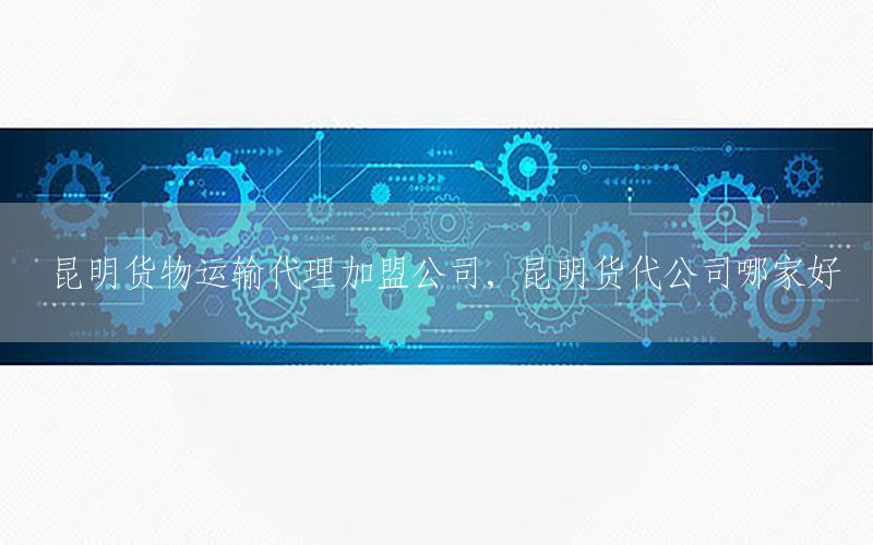 昆明货物运输代理加盟公司，昆明货代公司哪家好
