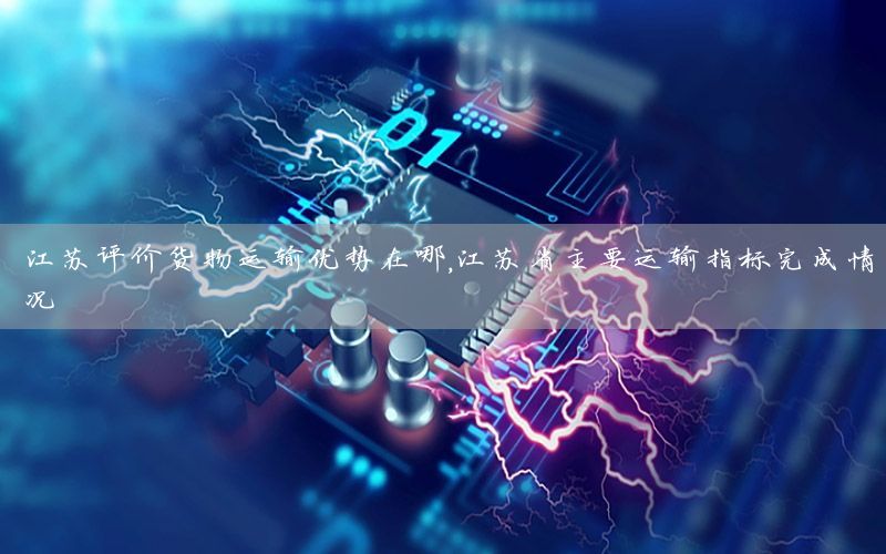 江苏评价货物运输优势在哪，江苏省主要运输指标完成情况