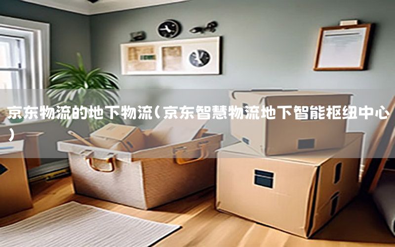 京东物流的地下物流（京东智慧物流地下智能枢纽中心）
