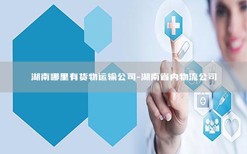 湖南哪里有货物运输公司-湖南省内物流公司