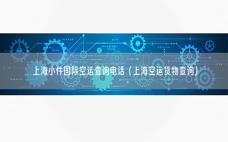 上海小件国际空运查询电话（上海空运货物查询）